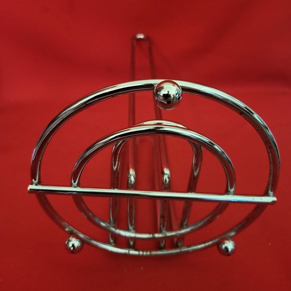 Chrome Plated Metal Steel Paper Towel Holder Countertop - Picture 5 of 12